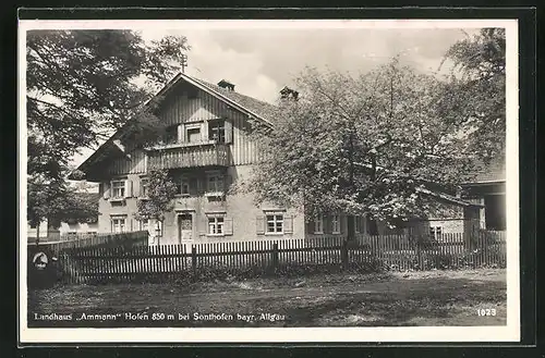 AK Hofen / bayr. Allgäu, Hotel Landhaus Ammann