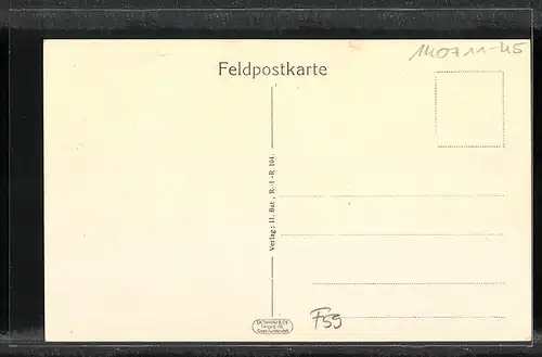 AK St. Souplet, Rechts Divisions-Stabs-Quartier