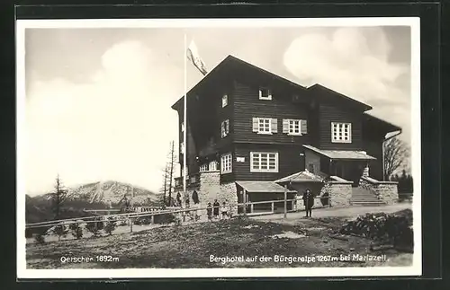 AK Mariazell, Berghotel auf der Bürgeralpe