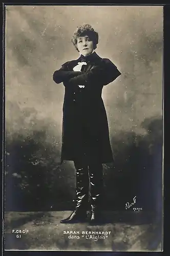 AK Schauspielerin Sarah Bernhardt dans L`Aiglon