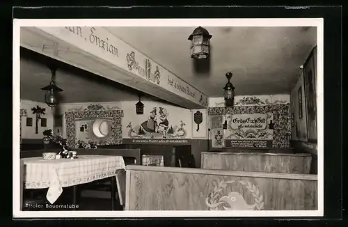 AK München, Tiroler Bauernstube im Hofgatencafé-Annast, Odeonsplatz 18