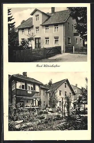 AK Bad Wörishofen, Pension-Fremdenheim Germania, Denkmalsplatz 5