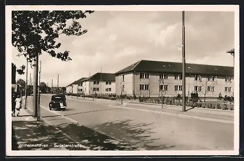 AK Wilhelmshaven, Partie in der Sudetenstrasse