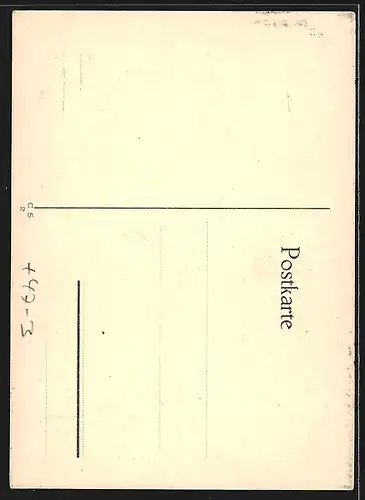 Künstler-AK Buxtehude, Saure Wochen, Schulfest Realschule 1926, Absolvia