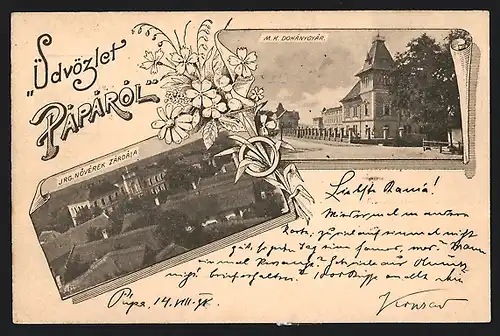 AK Pápa, M. K. Dohanycyar, Jrg. Növerek Zardaia