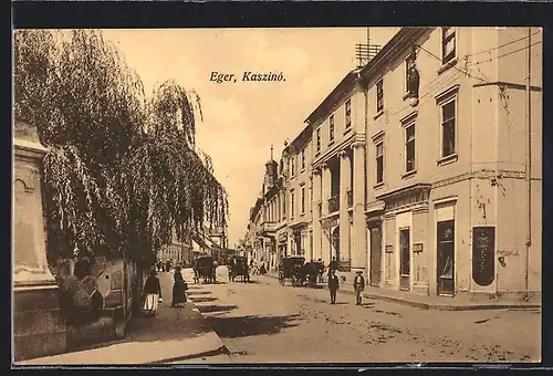 AK Eger, Kaszino, Strassenpartie