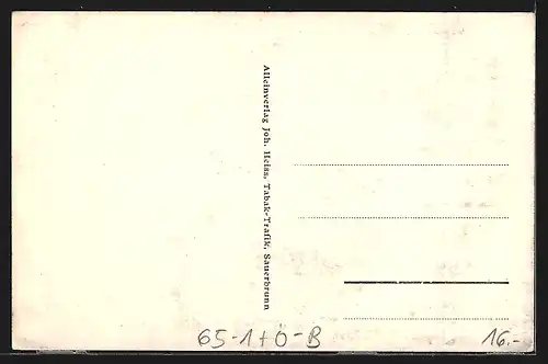 AK Sauerbrunn, Bahnhof von der Gleisseite