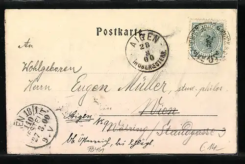 AK Radstadt, Teilansicht gegen Osten