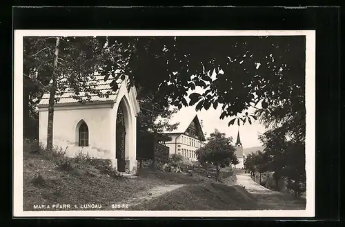 AK Maria Pfarr, Partie an der Kapelle