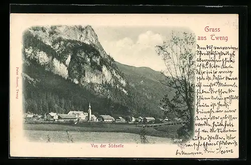 AK Tweng, Von der Südseite