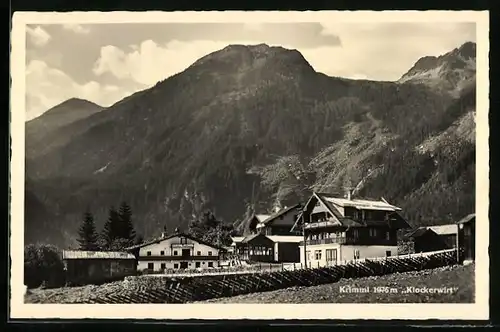 AK Krimml, Gasthaus Klockerwirt