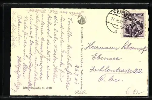 AK Krimml, Gasthaus Klockerwirt