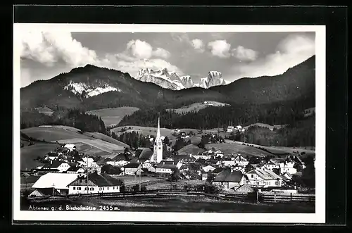 AK Abtenau, Gesamtansicht gegen Bischofmütze