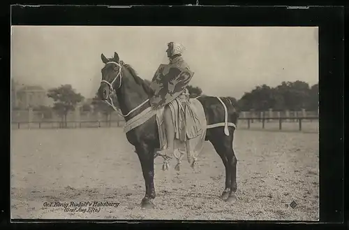 AK Gruppe I. König Rudolf v. Habsburg, Kaiserhuldigung