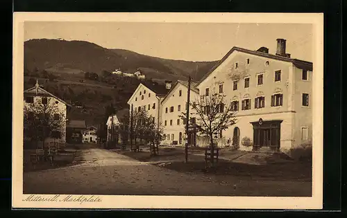 AK Mittersill, der Marktplatz