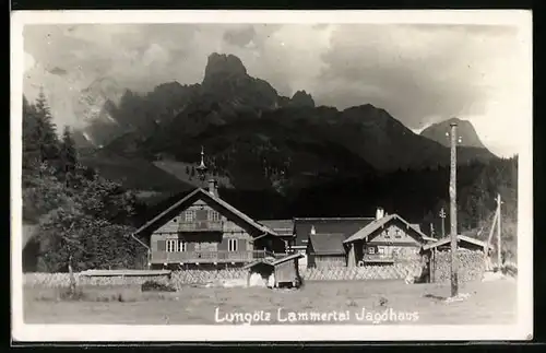 AK Lungötz /Lammertal, Gasthaus Jagdhaus