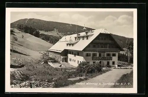 AK Gaisberg, Gasthof und Pension Mitteregg