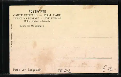 AK Bad Gastein, Hotel Weismayr