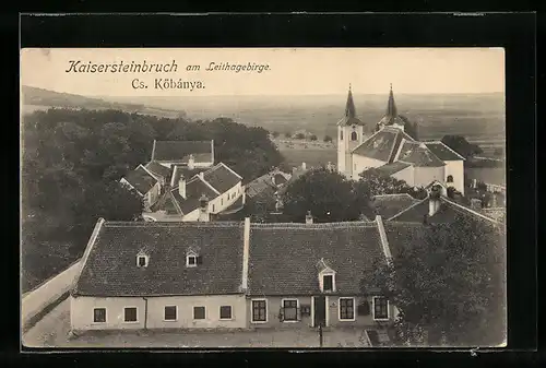 AK Kaisersteinbruch am Leithagebirge, Ortsansicht bei Tag