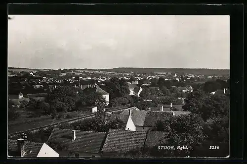 AK Stoob, Panorama der Stadt