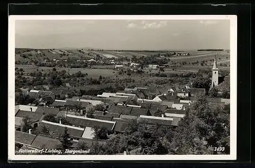 AK Rattersdorf-Liebing, Ortsansicht bei Sonnenschein