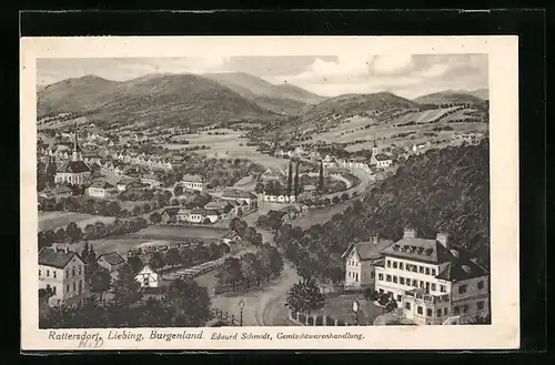AK Rattersdorf, Liebing aus der Vogelschau