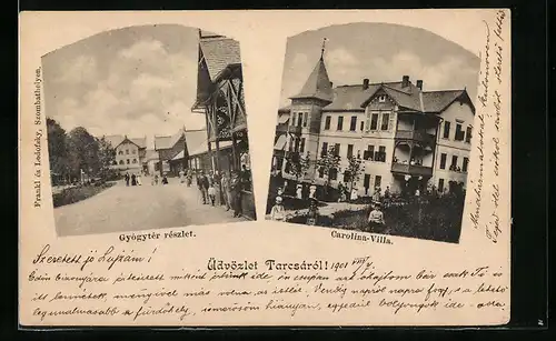 AK Tarcsa, Carolina-Villa, Gyógytér részlet