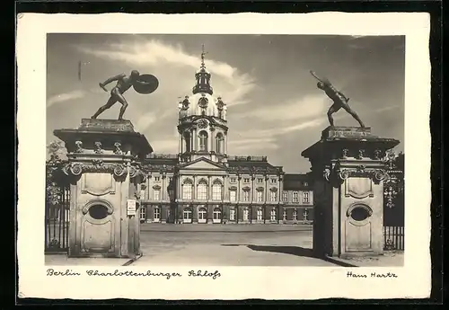 AK Berlin-Charlottenburg, Schlossansicht, Vorderansicht