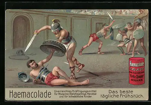 AK Haemacolade, das beste tägliche Frühstück, Gladiatoren