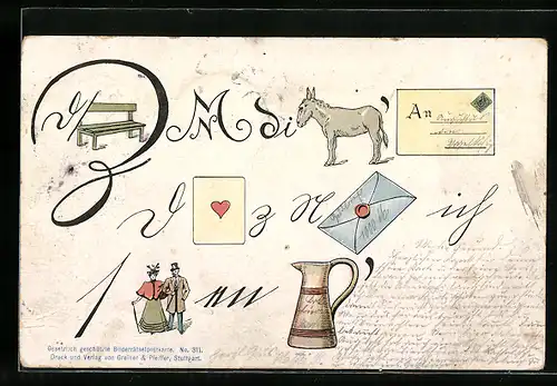 AK Rebus, Bank, Esel und Krug