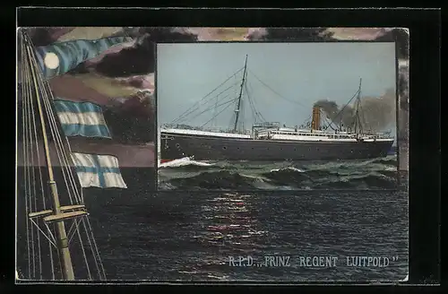 AK R. P. D. Prinz Regent Luitpold auf hoher See