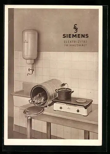 AK Siemens Elektronischer Herd, Boiler und Ofen