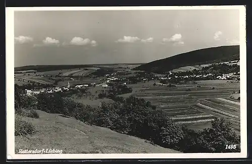 AK Rattersdorf-Liebing, Fernblick auf den Ort
