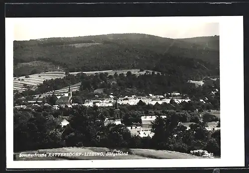 AK Rattersdorf-Liebing, Die Sommerfrische aus der Vogelperspektive