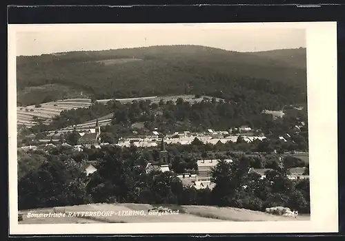 AK Rattersdorf-Liebing, Totalansicht vom Berg gesehen