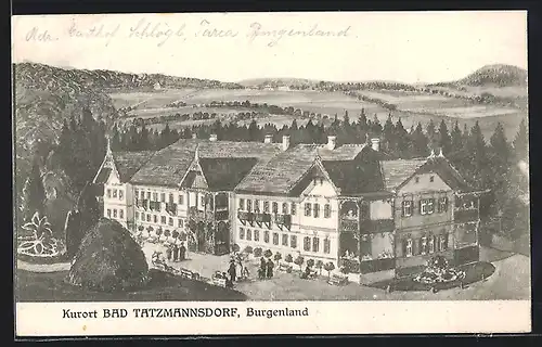 AK Bad Tatzmannsdorf, Blick auf das Kurhaus