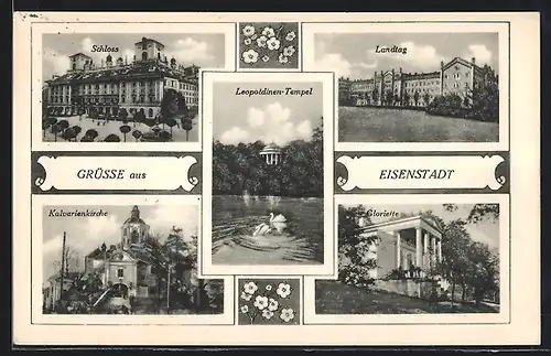 AK Eisenstadt, Schloss, Gloriette und Landtag