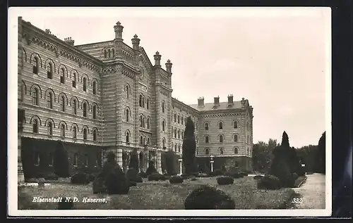 AK Eisenstadt, Ansicht der Kaserne