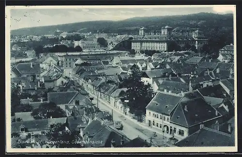 AK Eisenstadt, Gesamtansicht der Stadt im Burgenland