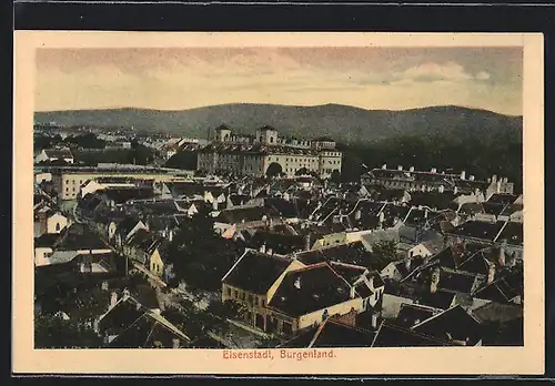 AK Eisenstadt, Panorama der Stadt