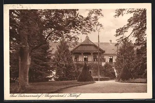 AK Bad Tatzmannsdorf, Blick zum Kurhof