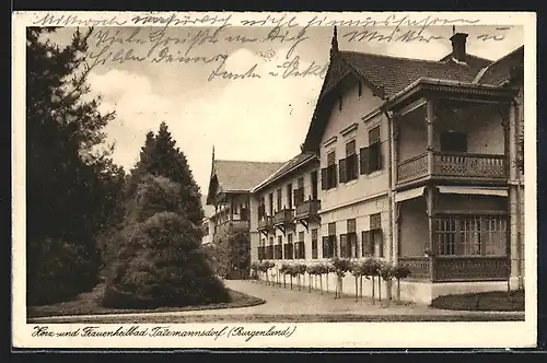 AK Bad Tatzmannsdorf, Herz- und Frauenheilbad, Kurhof
