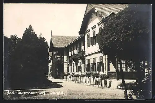 AK Bad Tatzmannsdorf, Partie im Kurhof