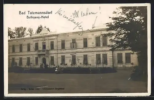 AK Bad Tatzmannsdorf, Bathyany-Hotel