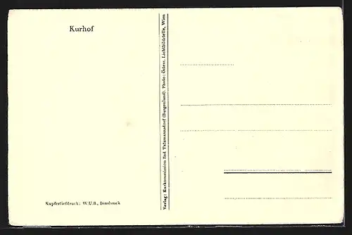 AK Bad Tatzmannsdorf, Herz- und Frauenheilbad, Kurhof