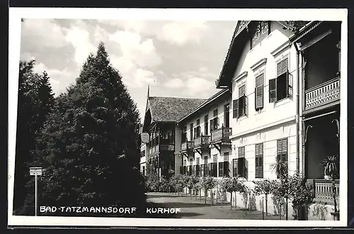 AK Bad Tatzmannsdorf, Der Kurhof