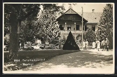 AK Tatzmannsdorf, Partie am Kurhof