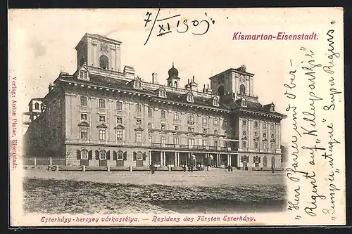 AK Kismarton-Eisenstadt, Residenz des Fürsten Esterhazy