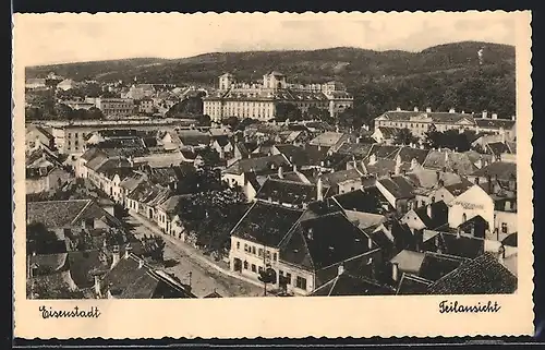 AK Eisenstadt, Teilansicht aus der Vogelschau