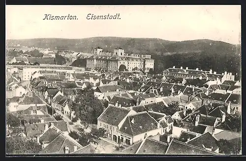 AK Eisenstadt, Blick über die Dächer der Stadt